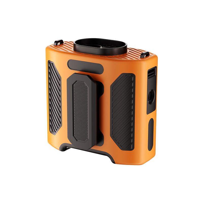 2026 Rechargeable High-Speed Waist Fan with Digital Display for Extreme Cooling Outdoors
