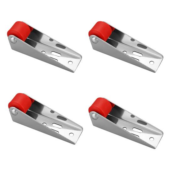 3/4/5 Pcs Vertical Track Roller Up to 110lbs Sliding Door Bottom Guide Roller Quiet