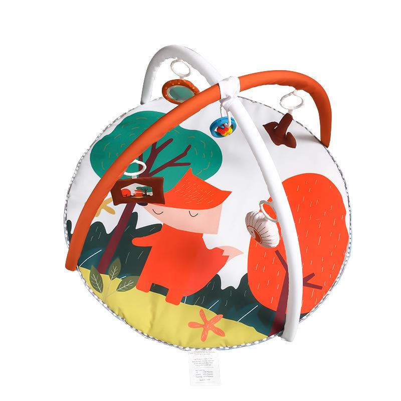 

Трансграничный детский игровой коврик: Развивающий игровой ковер для помещений с фитнес-стойкой и плюшевой куклой