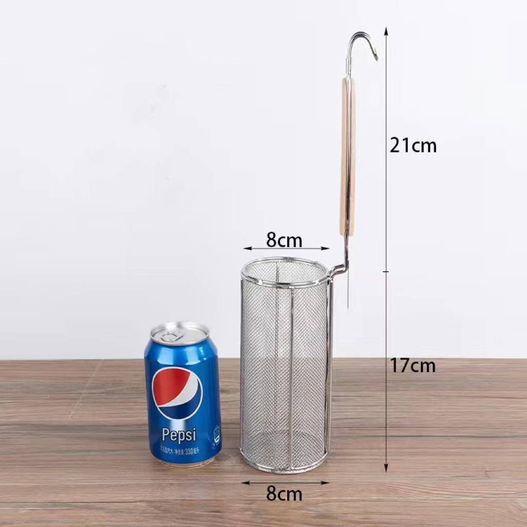 304 Stainless Steel Noodle and Soup Skimmer, Vegetable Strainer, Hot Pot Skimmer, Fine Mesh Strainer.