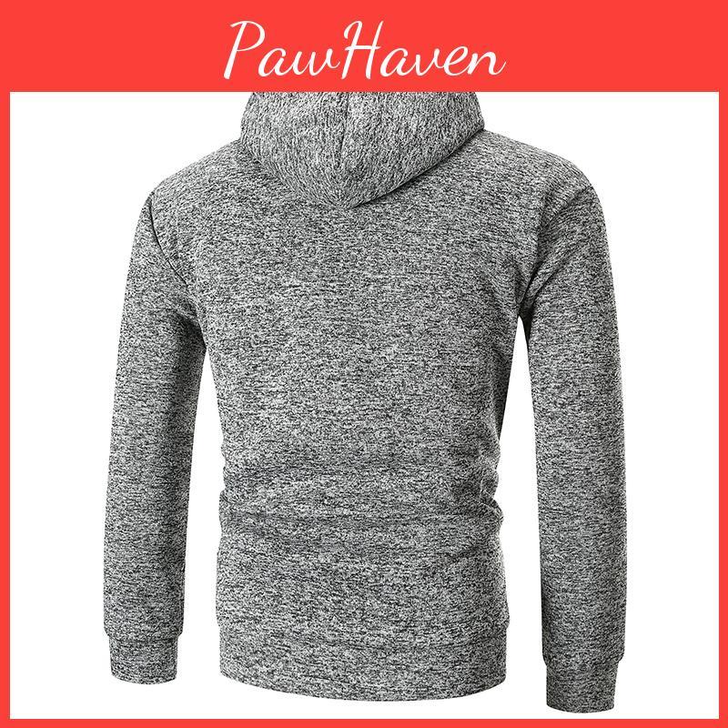 Premium Quality Men's Athletic Soft Sherpa Zip Up Hooded Hoodie Sweater Jacket Coat For All Seasons