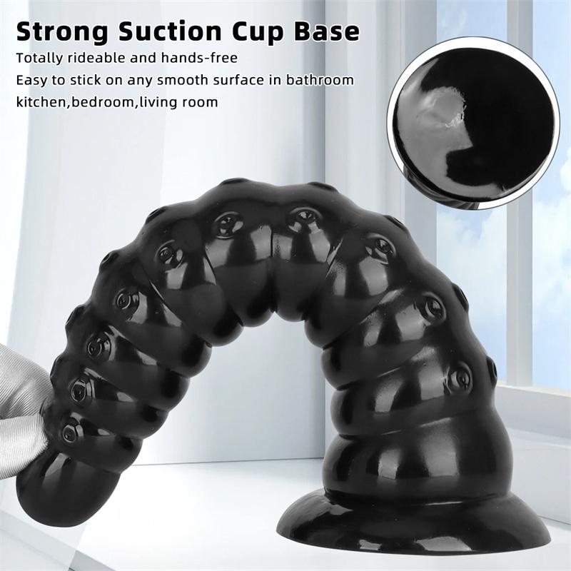 Tip Size Oversized Anal Plug Suction Cup Rear Anal Anal Erotica Daisy Adult Products