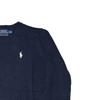 Polo Ralph Lauren FW22 Logo Embroidered Print Solid Color Crew Neck Long Sleeve Sweater Women sweater Dark-Blue 211685218-002
