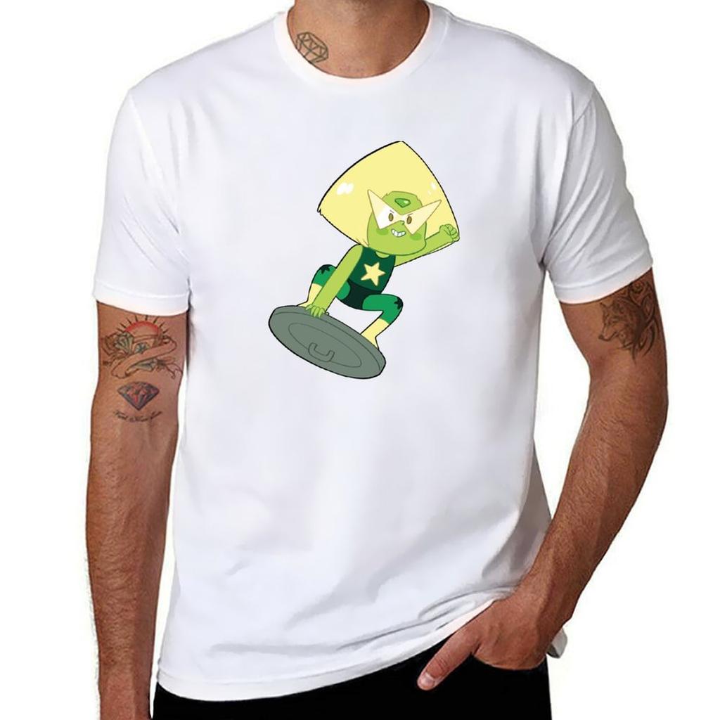 Tiny Peridot Tshirt No Iron Casual Short Sleeve Top