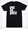 One Ok Rock Gestapeltes Logo Shirt Japanische Rockband Minimalistisches Schwarzes Grafikshirt