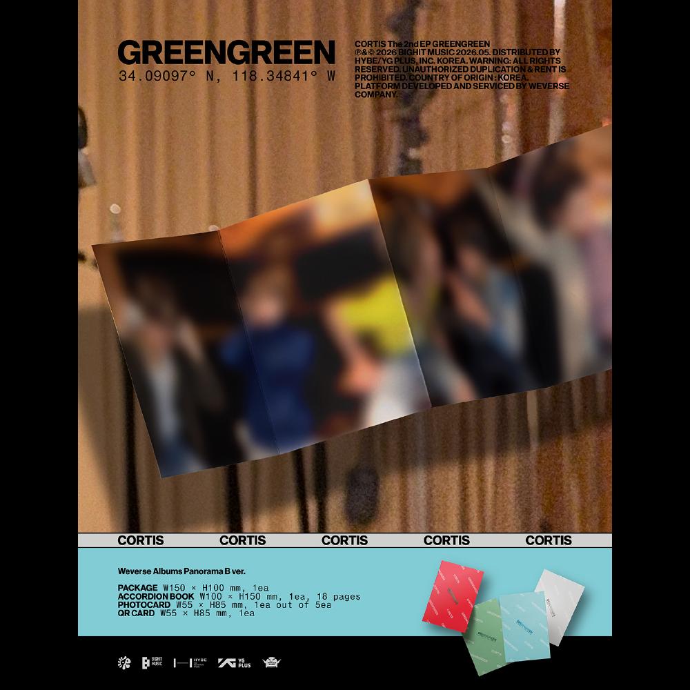 Pre-order CORTIS The 2nd EP GREENGREEN Album Weverse Albums ver. & SHOP POB