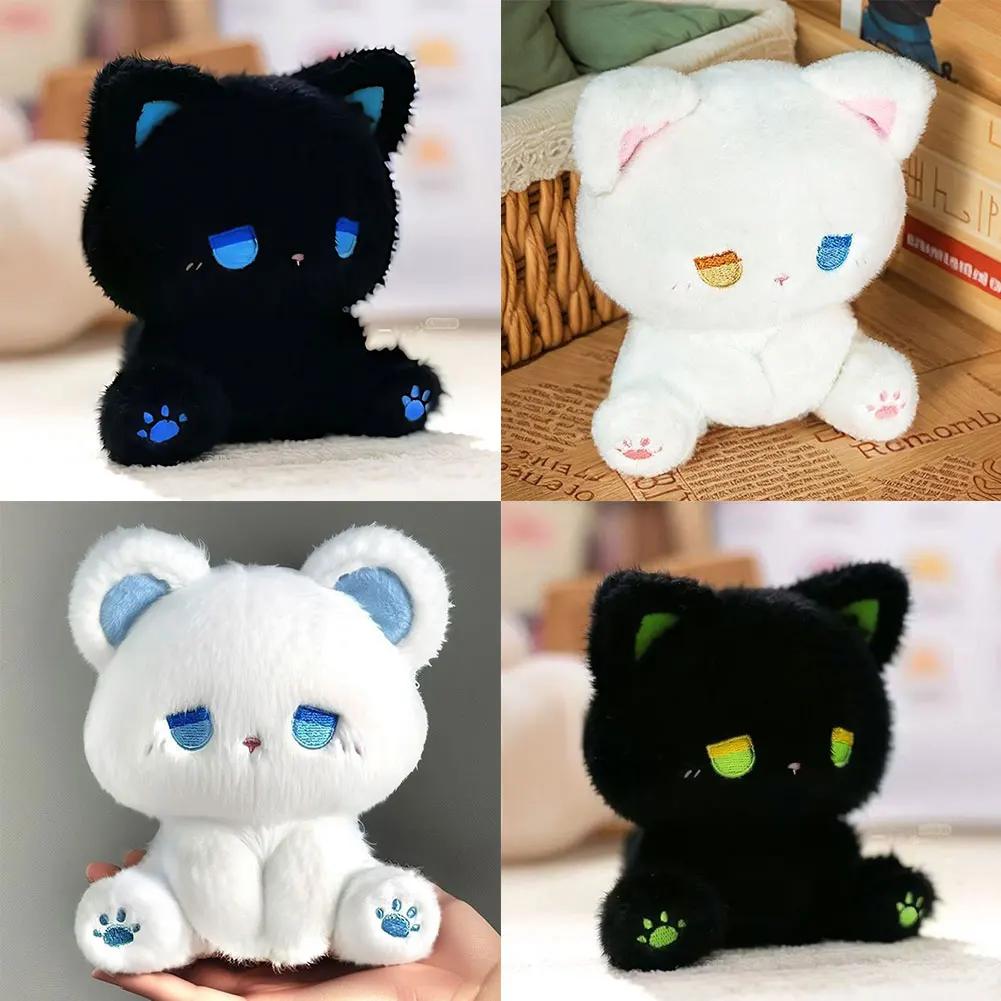 16cm Měkká plyšová panenka zvířátko kočka Roztomilý plyšák medvěd Emo Vyplněné Krásné Kawaii Plyšové hračky Dětský dárek k narozeninám