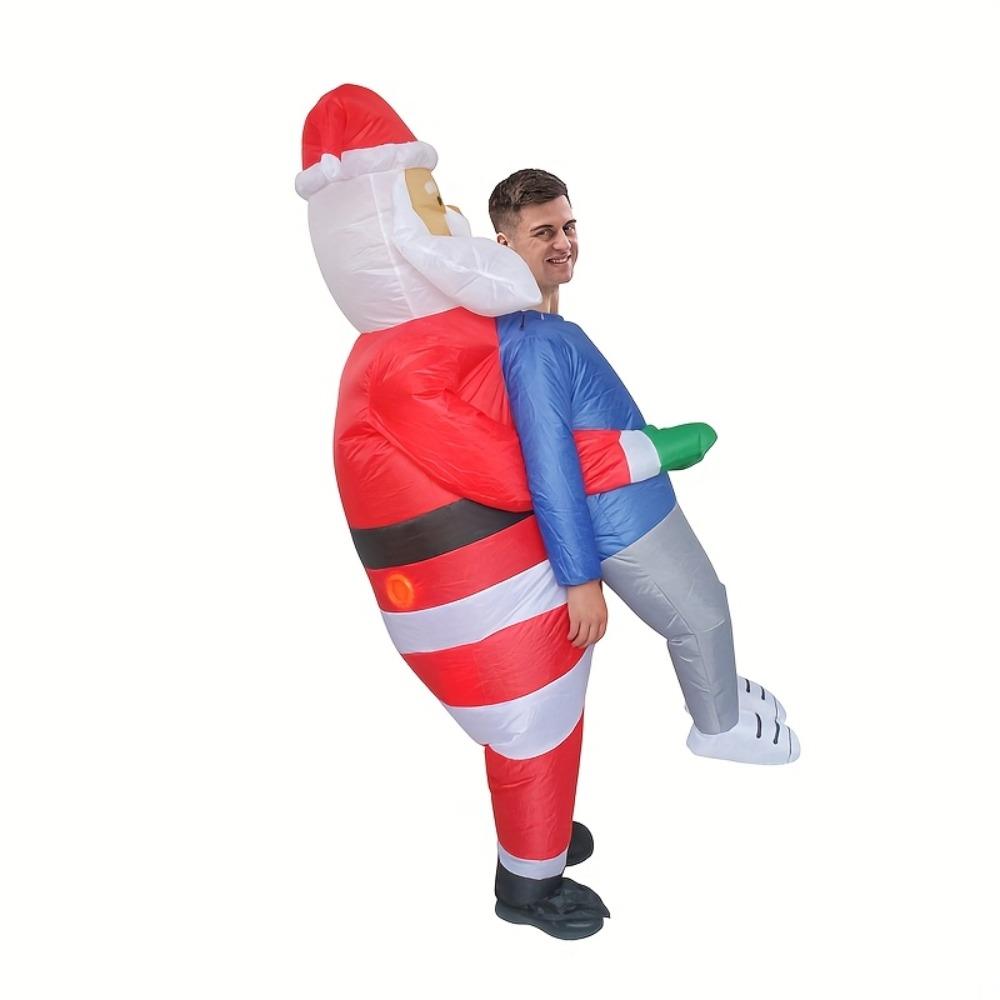 Inflatable Santa Claus Costume for Men, Inflatable Christmas Costumes, Christmas Costumes for Adults