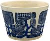 Hasami Stamped Soba Choko AZTEC Approximately Diameter X Made In Product Number 21121 Ware, Kunzangama, (soba Cup), Design, 9.5cm 6.5cm Height,