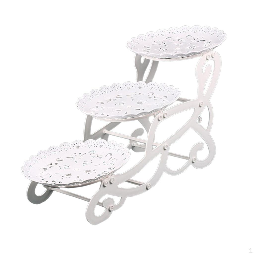 3 Tier Serving Stand Cupcake for Dessert Table Display Riser Party Events