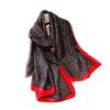 Spring And Summer Geometric Simulation Silky Brocade Fashion Sunscreen Charm Fashion Silk Scarf Long Scarf Shawl Versatile Headscarf Scarf