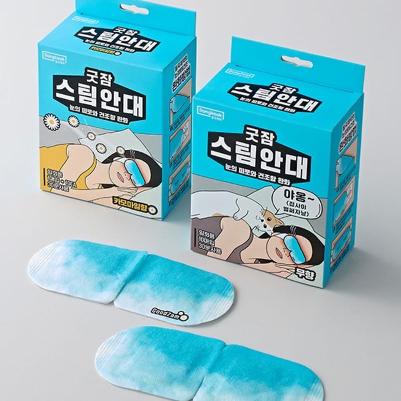 

[Dongkook Pharmaceutical] Паровая маска для глаз для хорошего сна, смешанный набор (Без отдушки 10 листов + С ароматом ромашки 10 листов)