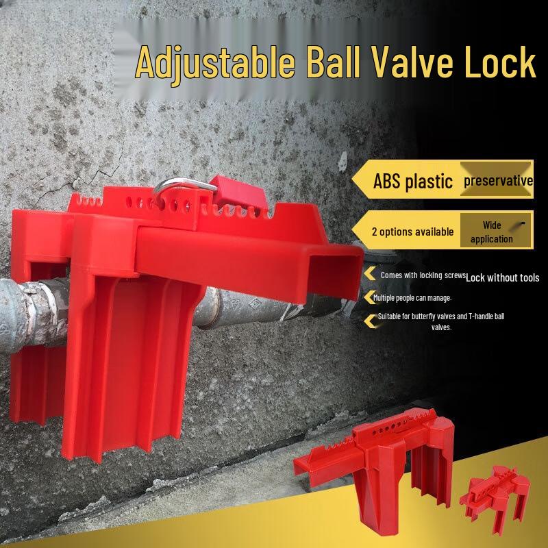Industrial Safety Adjustable Ball Valve Lockout Device