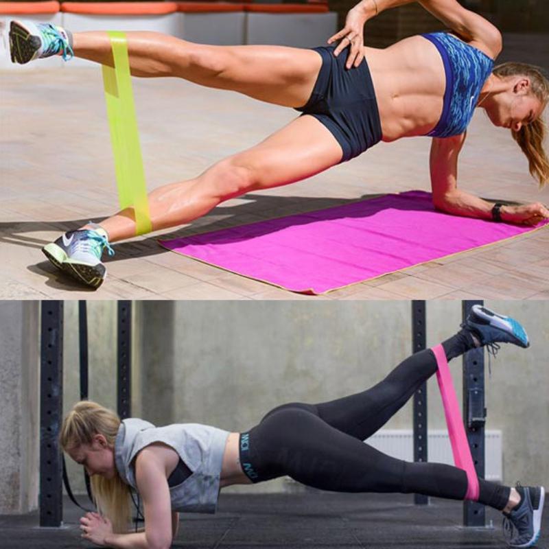 Jóga Stretch Band Tvar kroužku Elastická smyčka Síla nohou Trénink Jóga Stretch Band