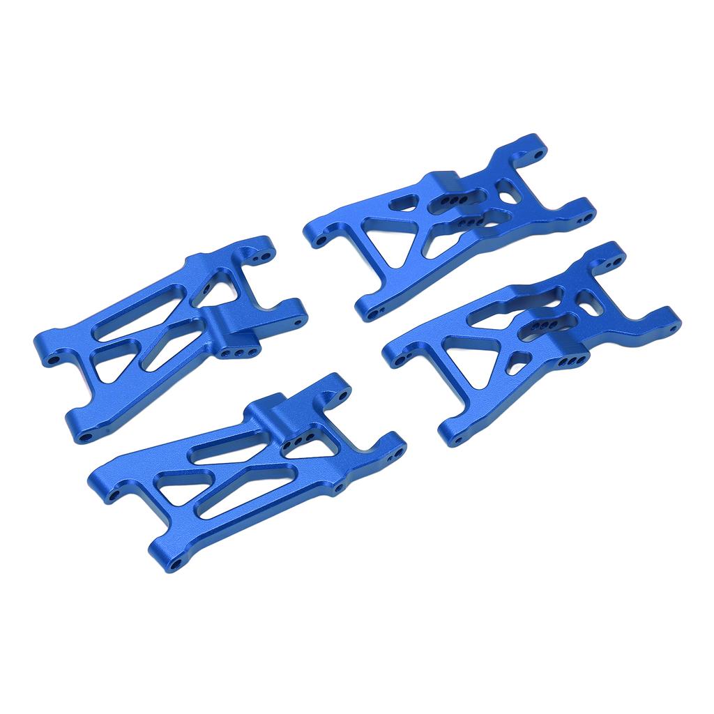 RC Front and Rear Lower Suspension Arm Set Aluminum Alloy RC Swing Arm Set for LOSI 1 10 22S 2WD RC Cars Blue