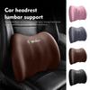2026 Hot Sticker Car Logo Seat Head Support Cushion Lumbar Protector Pad Auto Styling Accessories For Alfa Romeo Giulia 147 Mito