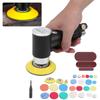 60Pcs Air Sander Black Eccentric Pneumatic Car Waxing Polishing Sanding Machine AT1500H60Japanese