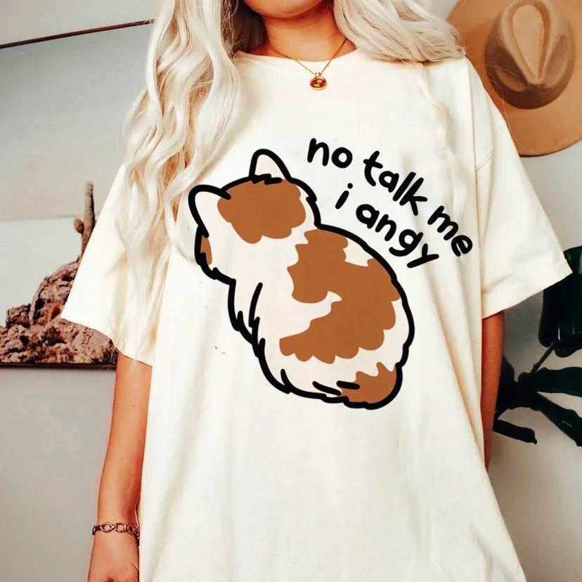 Modă Tarot Pisică Kawaii WoUnisex Tricou WoUnisex Tricou Desen Animat Model Drăguț Tricou Mânecă Scurtă Tricou WoUnisex Mărimi Mari s