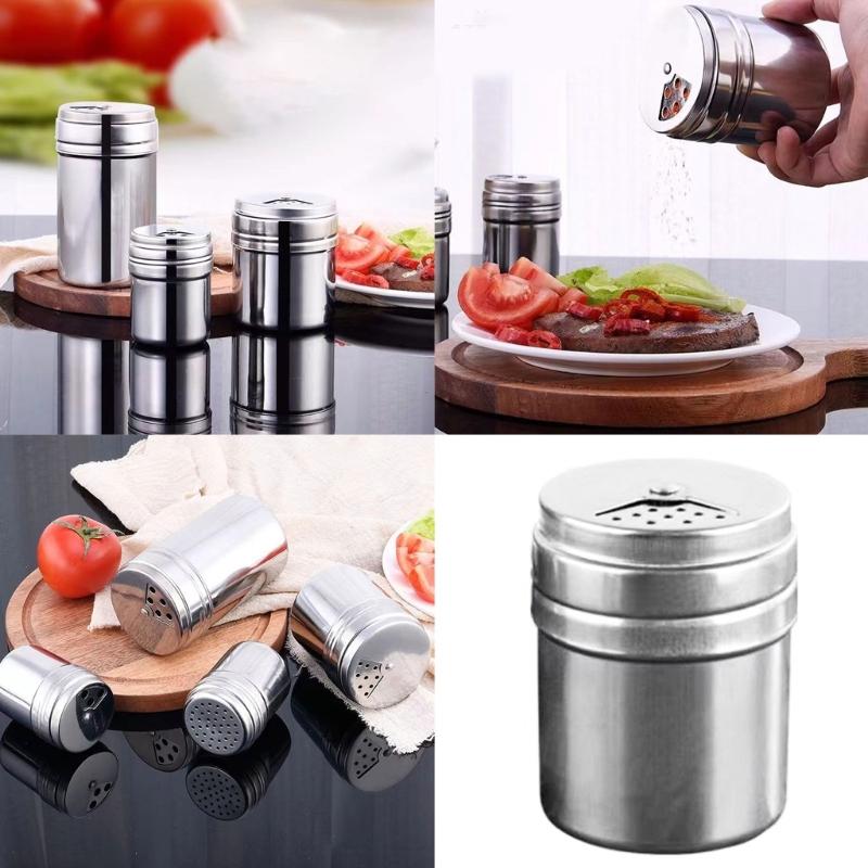 Stainless Steel Spices Storage Jar Kitchen Spices Tool Fashion Seasoning Container Suitable for Cooking Enthusiasts