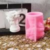 3D Wolf Head Figurine Silicone Candle Molds Epoxy Resin Silicone Molds for Handmade Candle Soap Gypsum Silicone Molds