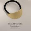 Minimalist Metal Hair Ring - New Korean Style High-End Ponytail Tie Rubber Band.