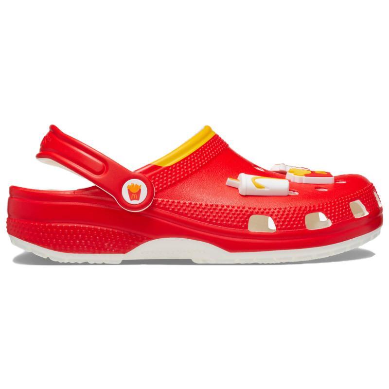 McDonald's x Crocs Classic Clog EVA Non-slip and Abrasion Resistant Hole Shoes Unisex Red