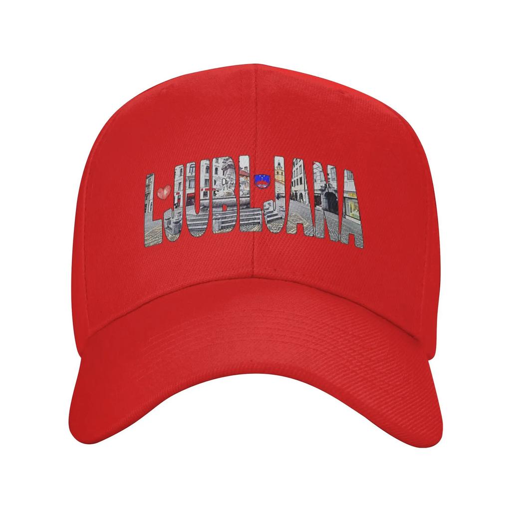Unisex Baseball Hats Ljublijana Robbov Vodnjak Fountain Mestni Trg Plaza Streetwear Summer Sports Baseball Caps Casquette