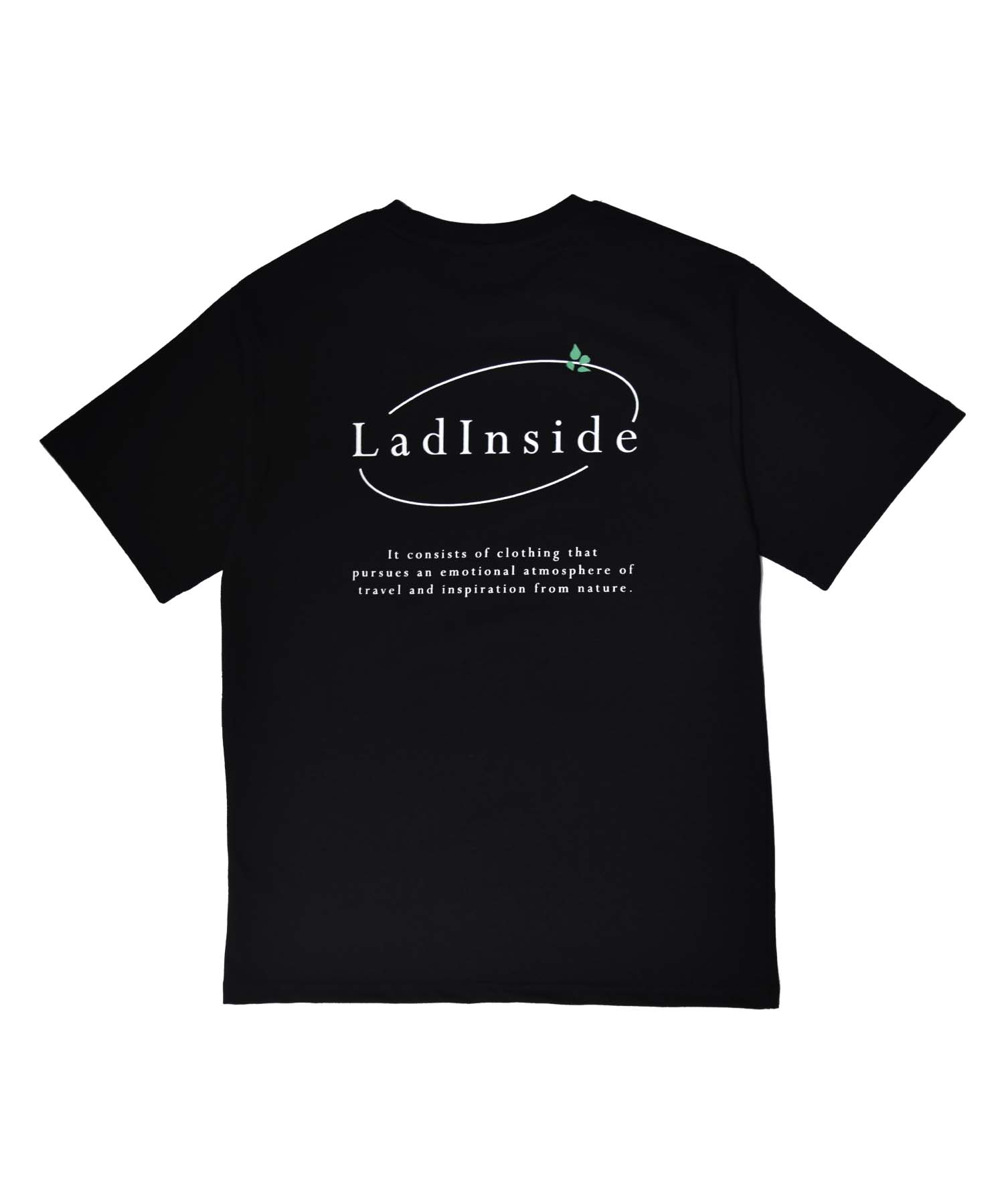 Rad Inside Logo Point Lettering Short Sleeve T-Shirt Black S