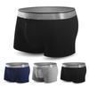 Sexy Men Mesh Underwear Ice Silk Mid-rise Shorts Panties U Convex Pouch Separation Ultra Thin Breathable Shorts Underpants