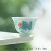 Hand-painted Goldfish Teacup Aesthetic Tea Bowl Sample Tea Cup Personal Cup Jianzhan Master Cups Kung Fu Tea Drinkware Craft