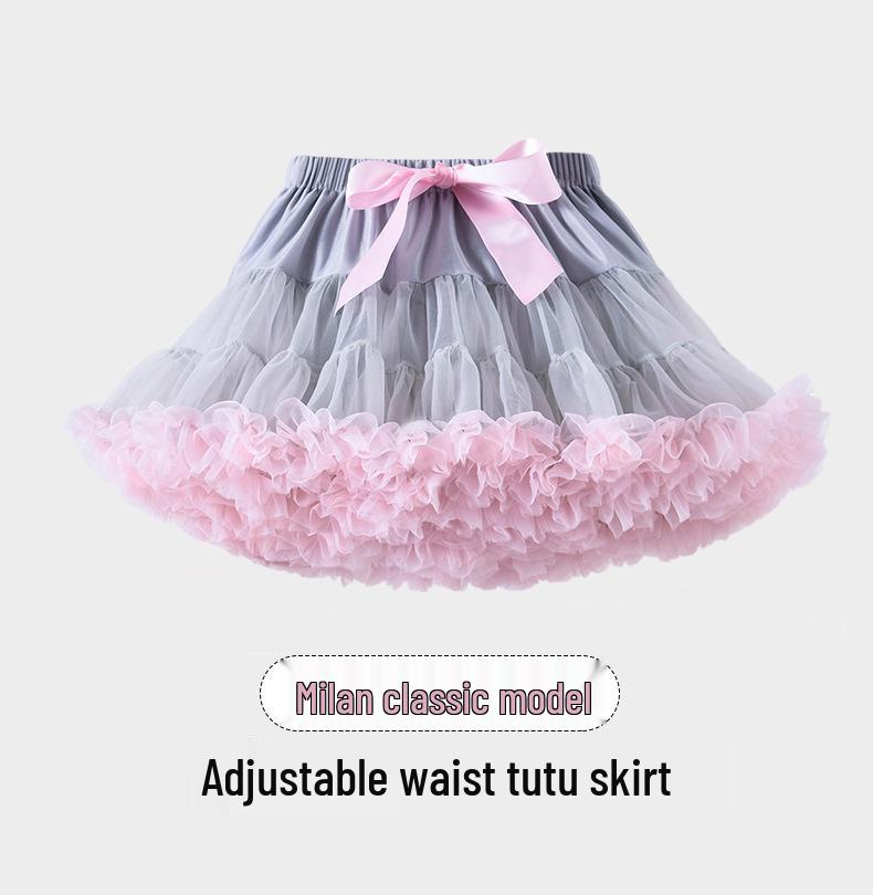 Children's Princess Mesh Tutu Dress - Soft, Puffy, Breathable Skirt for Girls