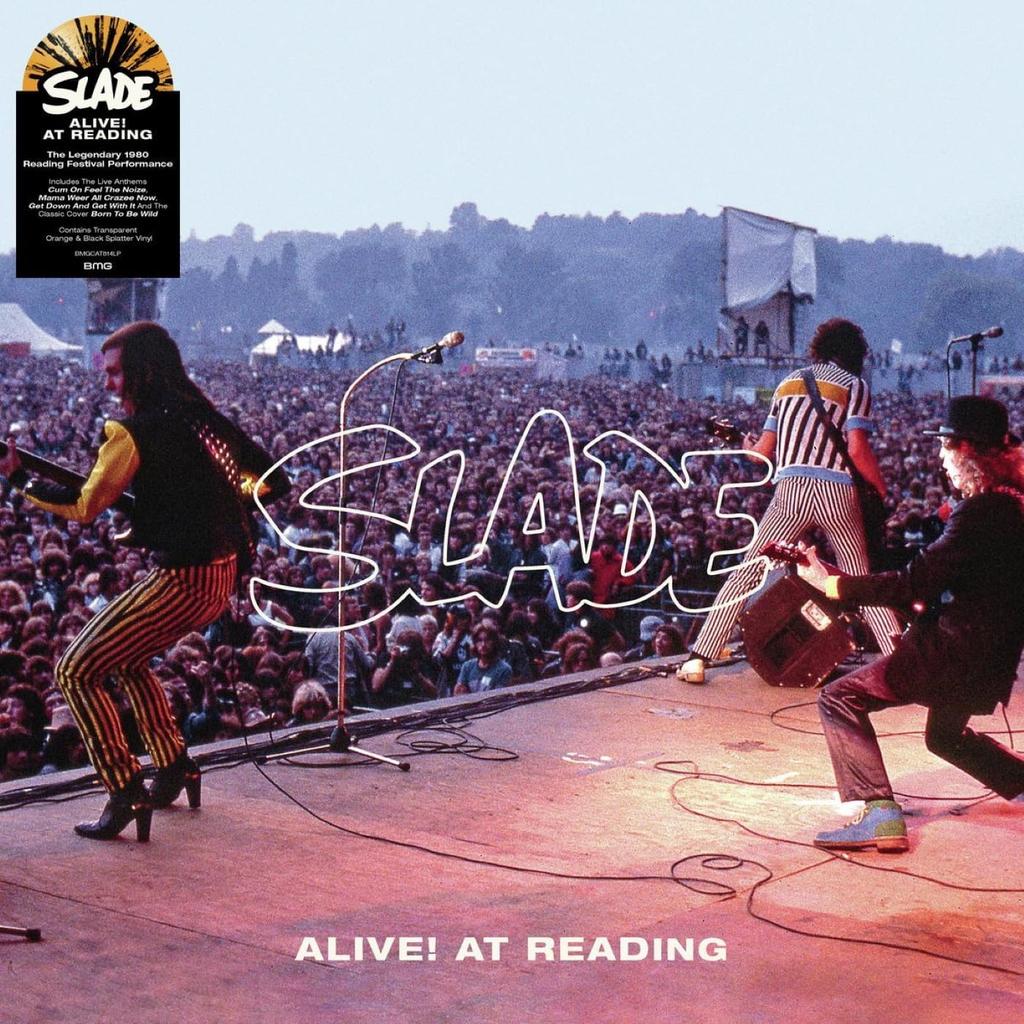 LP Record SLADE Alive At Reading orange Black S BMGCAT814SPLATT BMG 2023 Europe Rock