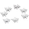 20pcs Craft Gifts Silver Sheep Metal Charms Pendants Mini 0.7inch Antique Cute Sheep Pendant Animal Shape Dangle for Earring