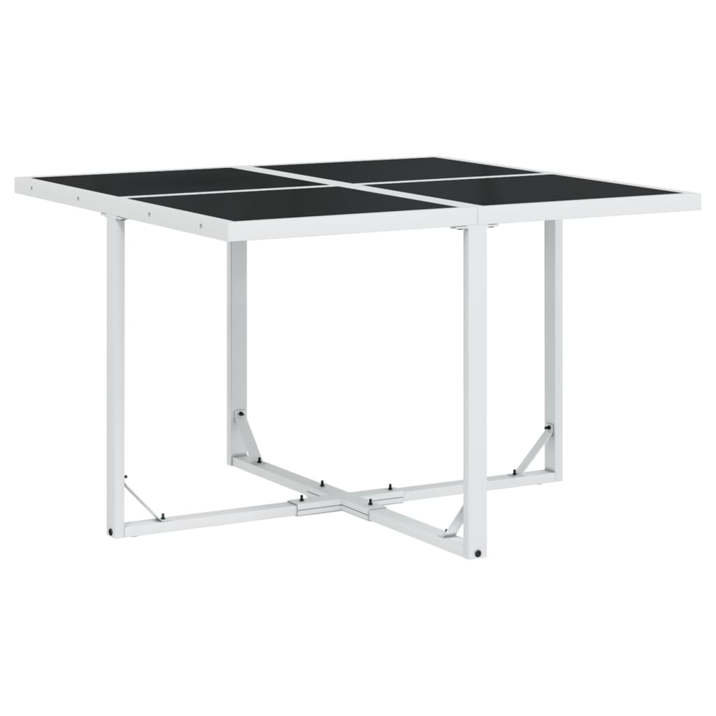 Vidaxl 9-Cz. Garden Furniture Set With Cushions, White, Textilene