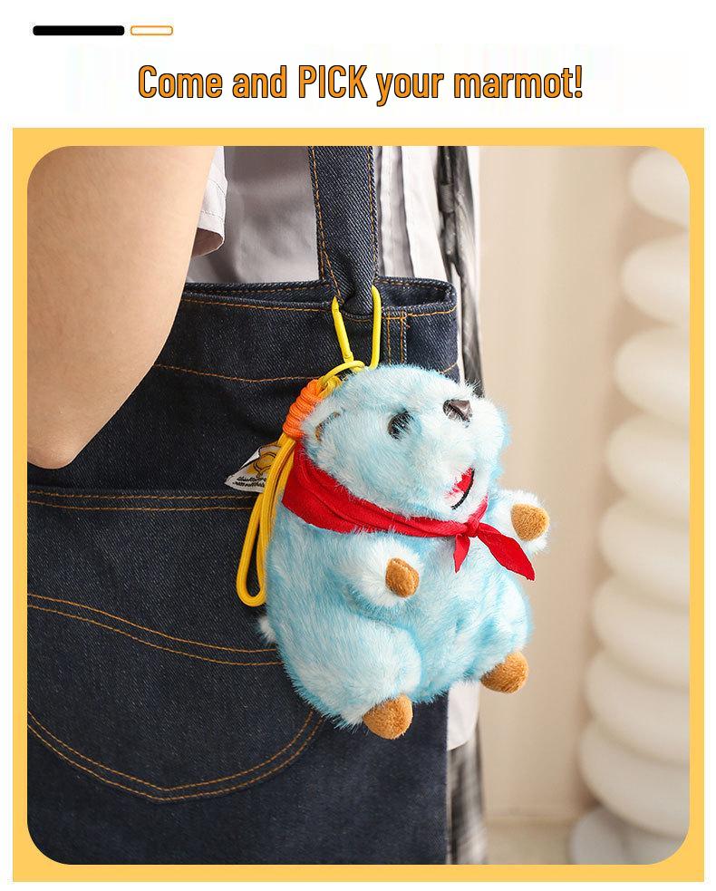 Cross-border Plush Marmot Ququwa Doll - Plateau Groundhog Toy, Children's Birthday Gift