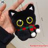 Capybara Christmas Keychain Cute Red Scarf Bear Doll Keyring Hanging Mobile Phones Bag Pendant Christmas Party Small Gifts Decor