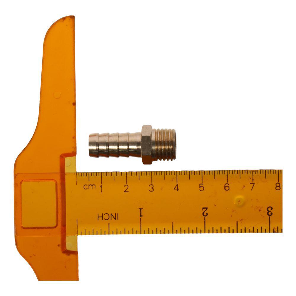 2 Stück M14-1.5 M10-1 Fitting-Verbinder Metrisch Außengewinde auf Schlauchtülle Luft, Wasser, Kraftstoff, Öl und Inertgase