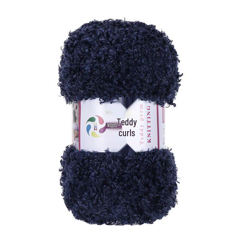 

Пряжа Тедді Вовна Кучерява Петля: Пряжа для в язання гачком та спицями ручної роботи для шарфів та ляльок