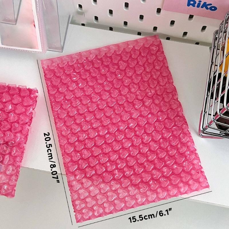 Bubble Bags Bubble Packaging Bags Heart Bubble Cushioning Bags for Mailing