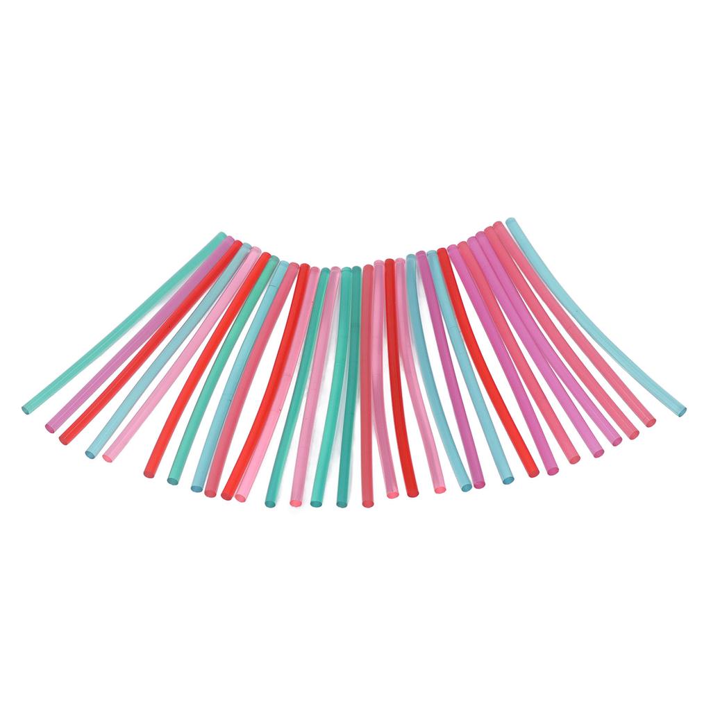 30Pcs Colored Hot Glue Sticks Strong Adhesion Good Toughness Eco Friendly Hot Melting Glue Sealing