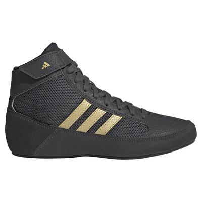 Adidas Kids Havoc Wrestling Shoes Black/Gold 35