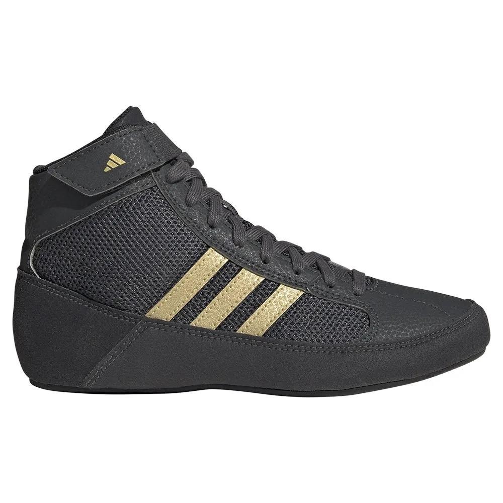 Scarpe da Wrestling Adidas Bambino Havoc Nero/Oro 35