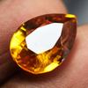 Pendant Size 8.20 Ct Yellow Sapphire Pear Cut Ring Size Loose Gemstone CERTIFIED