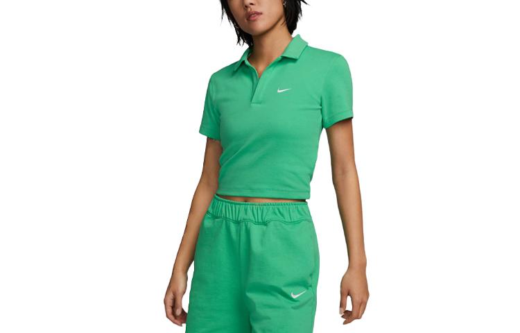 Nike Sportswear Essentials Polo Shirt Women s Spring Green DV7885-363 L