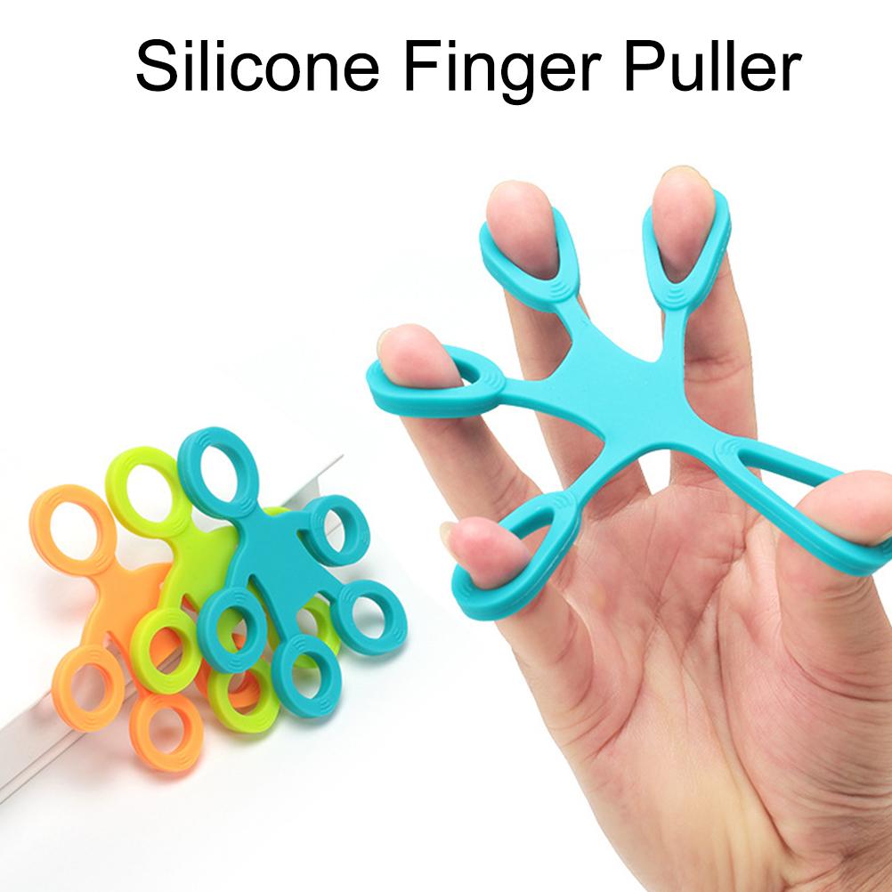 3 Stück Finger Handgriff 3 Stufen Silikonring Stärkungsgerät Trainer Widerstandsband