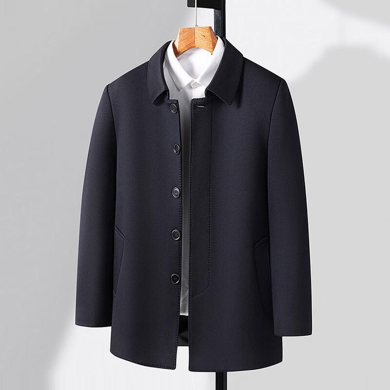 TUCANO Men's Mid-Length Lapel Windbreaker Jacket