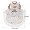 Printed Bib for Baby Newborns Drooling Bib Cotton Burp Cloth With/without Headwear Soft & Comfortable Feeding Towel
