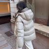 Puff Five-grid DuPont Three-proof Bread Jacket Can Be Traced Back To Samsung White Duck Down Jacket Women's Short Model