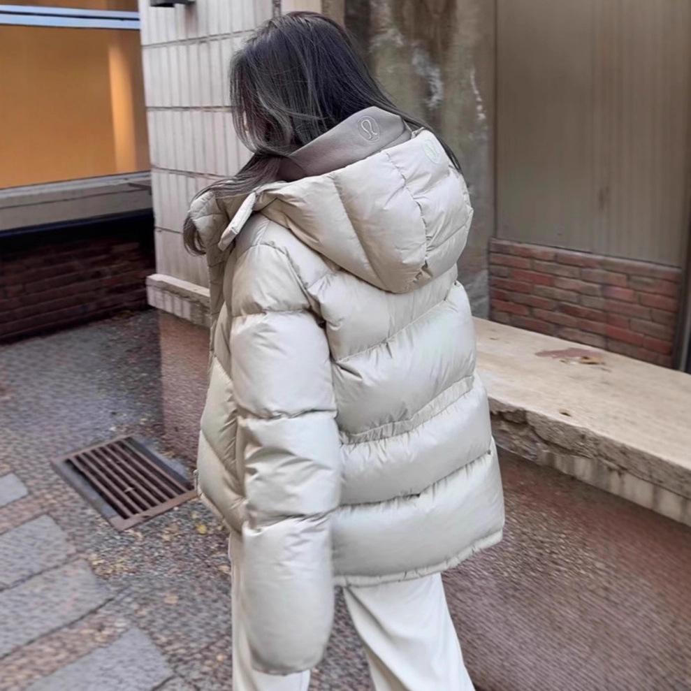 Puff Five-grid DuPont Three-proof Bread Jacket Can Be Traced Back To Samsung White Duck Down Jacket Women's Short Model