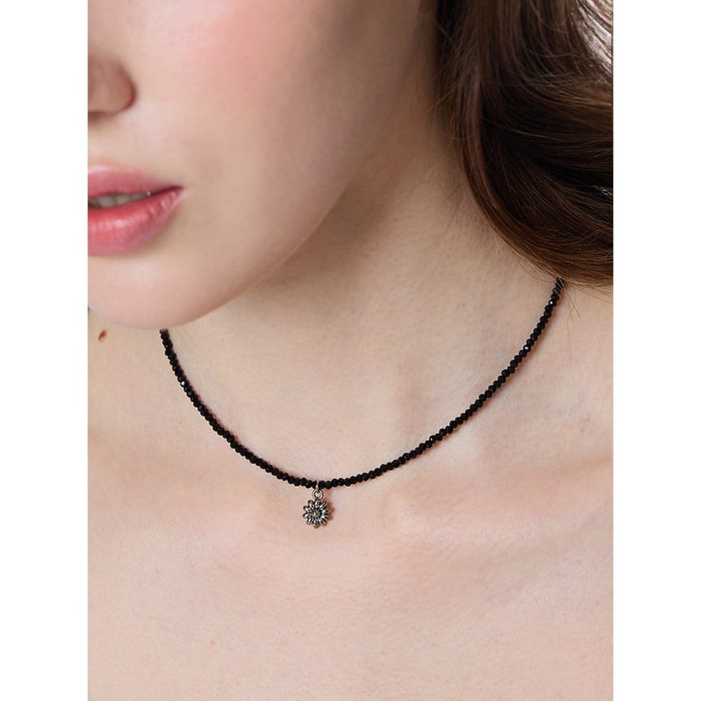 Fleur Vintage Bead Necklace